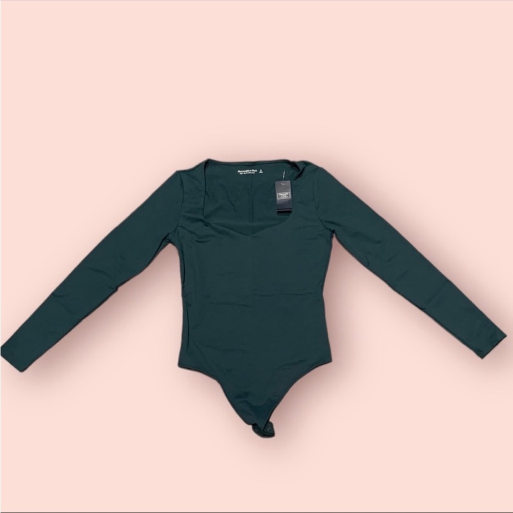 Woman New Green Abercrombie & Fitch Body Suit